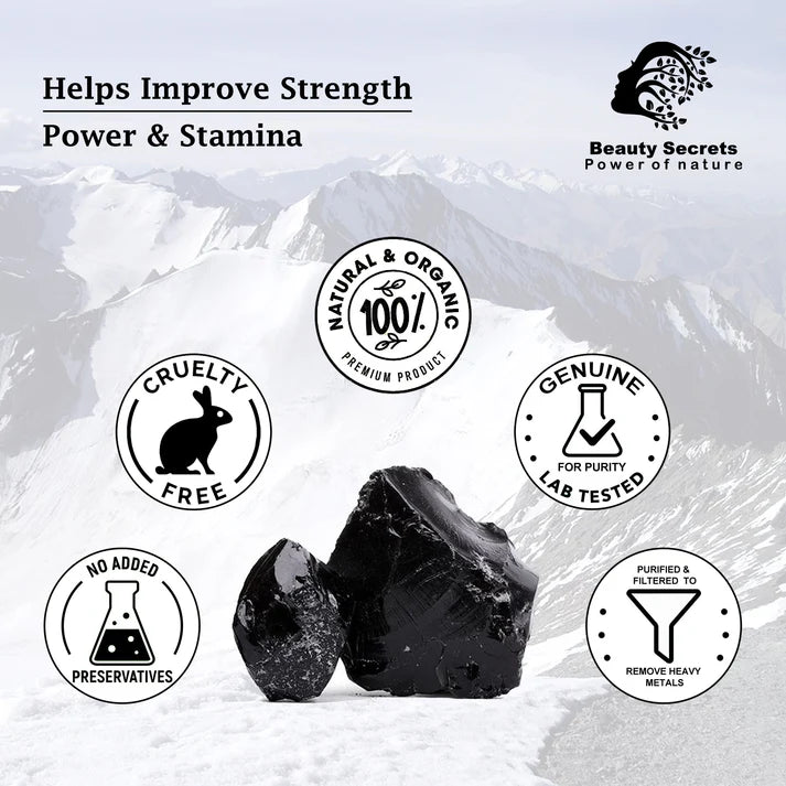 🌿 Himalayan Purity, Ayurvedic Power – Shilajit at its Finest