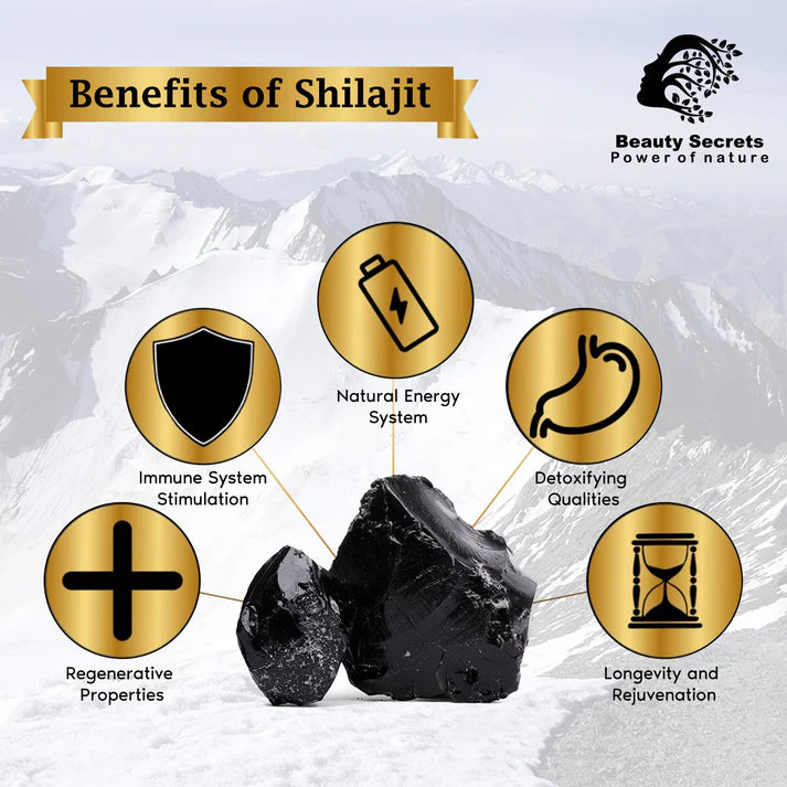 🌿 Himalayan Purity, Ayurvedic Power – Shilajit at its Finest